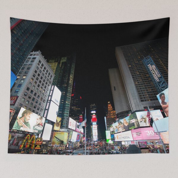 Item preview, Evening at Times Square, New York City designed and sold by Neilchurcherart.