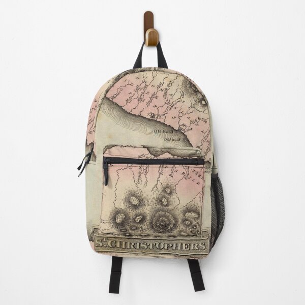 Item preview, Old St Kitts Map (1823) Vintage Saint Christopher Island Atlas designed and sold by BravuraMedia.
