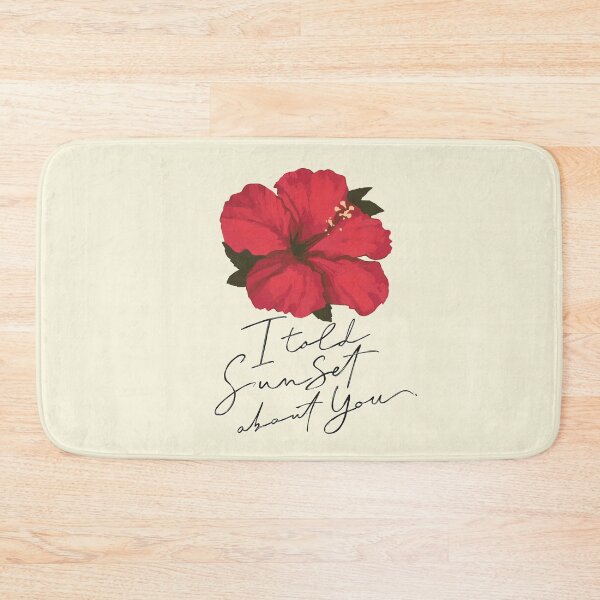 Item preview, I Told Sunset About You - Hibiscus Flower Title Design designed and sold by marina ralston.