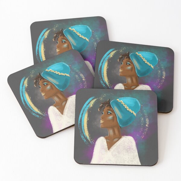Item preview, Beautiful dark-skinned girl in bright clothes designed and sold by Aksena.