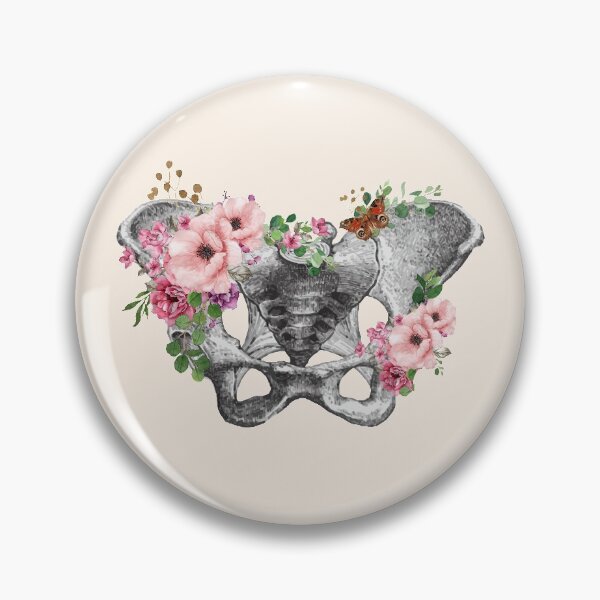 Item preview, Feminism, anatomy, anatomical art, female bones of the pelvis designed and sold by Collagedream.