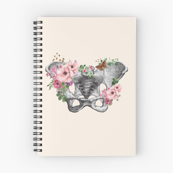 Item preview, Feminism, anatomy, anatomical art, female bones of the pelvis designed and sold by Collagedream.