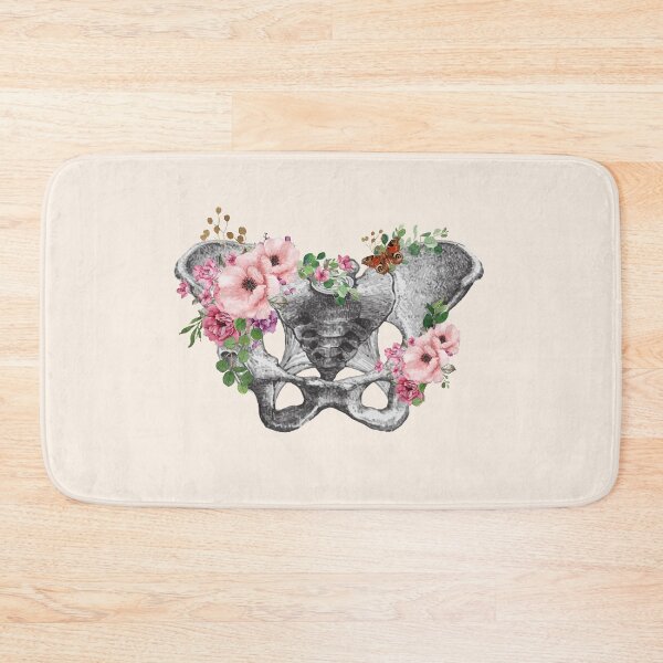 Item preview, Feminism, anatomy, anatomical art, female bones of the pelvis designed and sold by Collagedream.