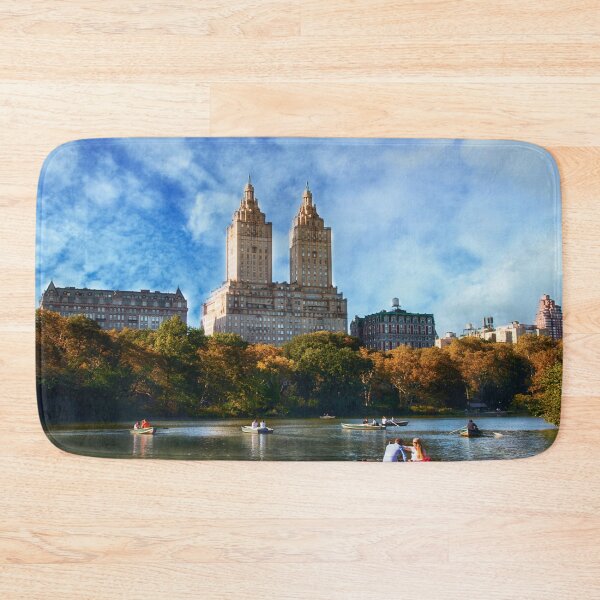Item preview, Boating on the lake at Central Park, New York City designed and sold by Neilchurcherart.