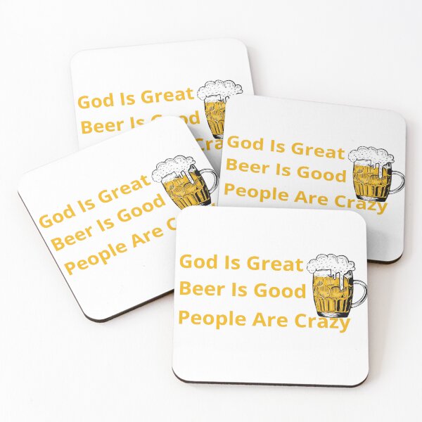 Item preview, god is great beer is good and people are crazy designed and sold by ronaldsonou.