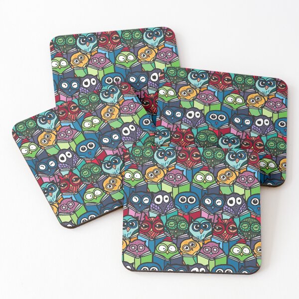 Item preview, Colorful Owls Reading Pattern designed and sold by KrisSidDesigns.