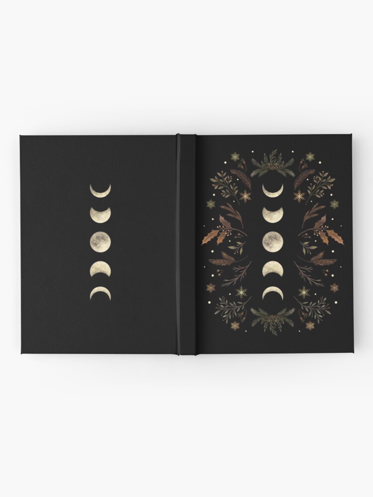 Alternate view of Moonlit Garden-Winter Brown Hardcover Journal