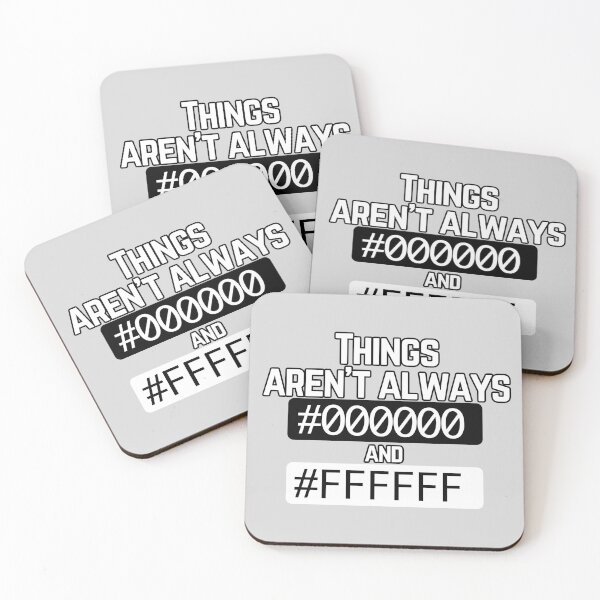 Item preview, Things aren't always black and white designed and sold by thanksgeek.