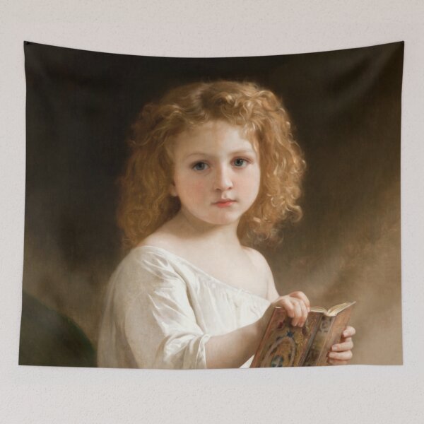 Item preview, The Story Book by Bouguereau designed and sold by academic-art.