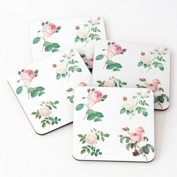 Item preview, Vintage Pink and White Roses Sticker Pack designed and sold by DaphneKstudio .