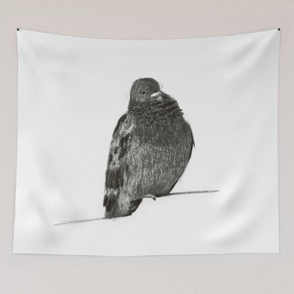 Item preview, Pigeon. Hand-drawn sketch designed and sold by Antonina Sotnikova.