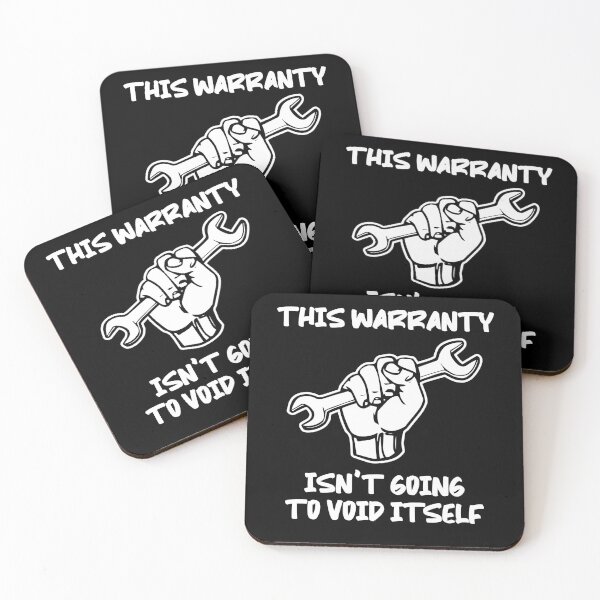 Item preview, Funny Warranty Won't Void Itself DIY Mechanic, Maker designed and sold by Huhnerdieb Apparel.