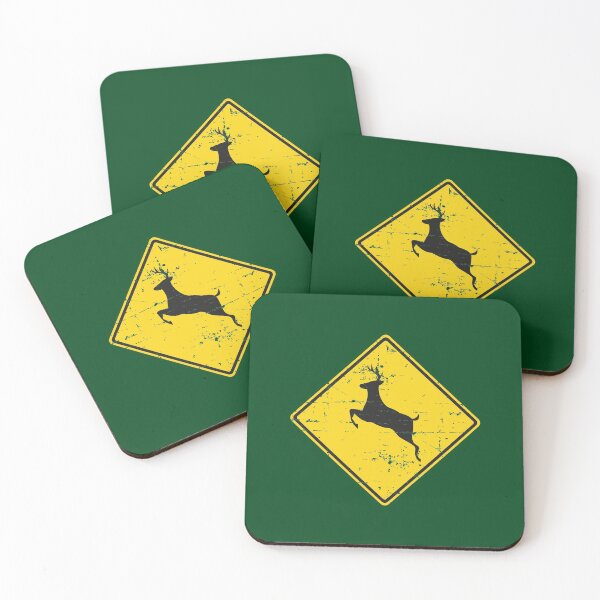 Item preview, FEAR THE DEER distressed deer signage designed and sold by w1ckerman.
