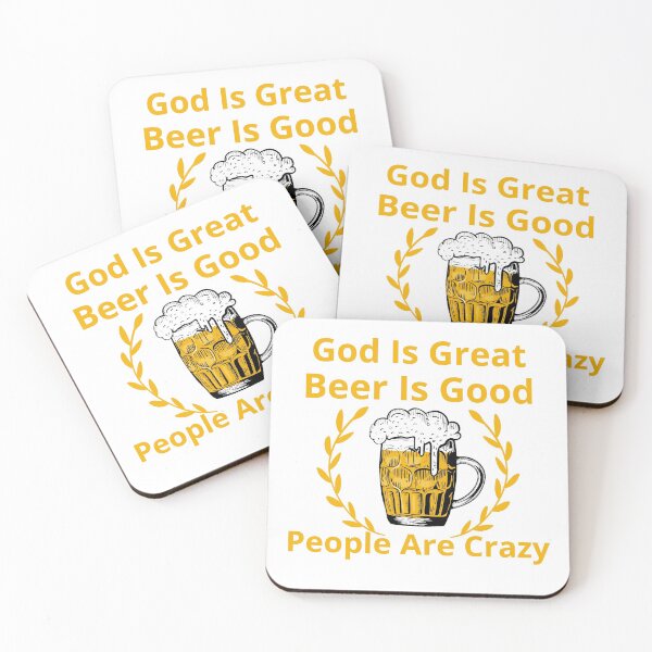 Item preview, god is great beer is good and people are crazy designed and sold by ronaldsonou.