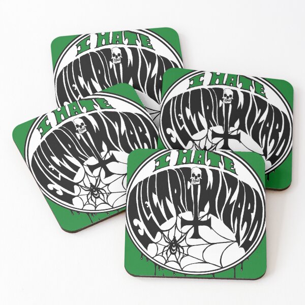 Item preview, Electric Wizard Doom Stoner Metal Art (I Hate) transparent designed and sold by TheSmartChicken.