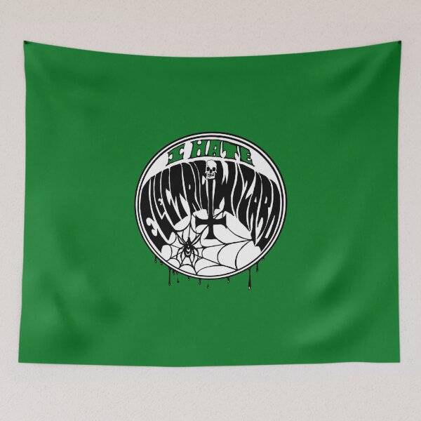 Item preview, Electric Wizard Doom Stoner Metal Art (I Hate) transparent designed and sold by TheSmartChicken.