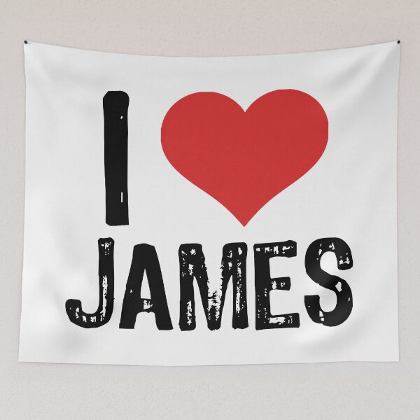 Item preview, I Love James designed and sold by The "I Love Everything" Shop.