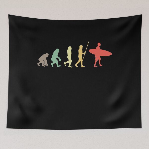Item preview, Surfer Evolution Surfing Gift California Beach & Surf designed and sold by Lenny Stahl.