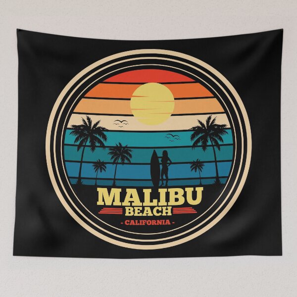 Item preview, Malibu Beach California Surfing designed and sold by SportsT-Shirts.