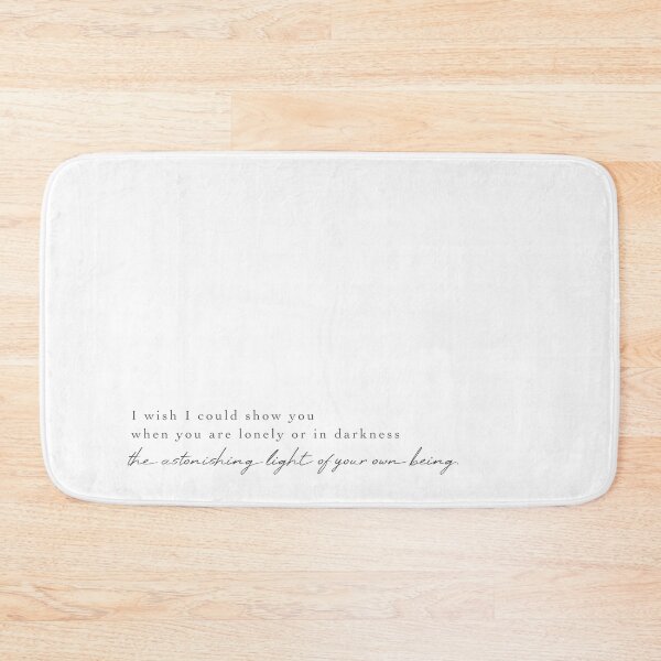 Item preview, The astonishing light of your own being, Hafiz Quote designed and sold by Simple Soul.