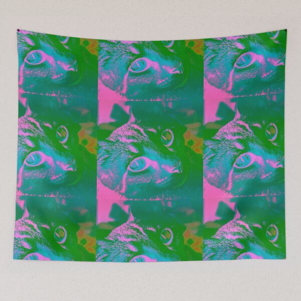 Item preview,  pink autistic cat 13 designed and sold by madelynhatter.