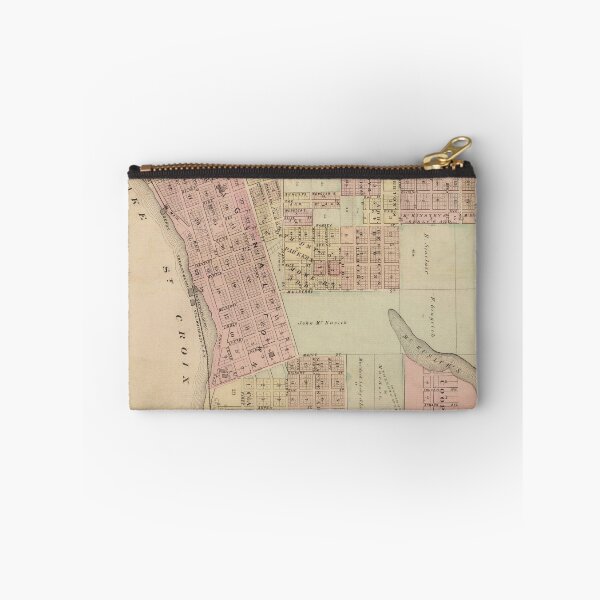 Item preview, Old Stillwater MN Map (1874) The Birthplace of Minnesota Vintage Atlas designed and sold by BravuraMedia.