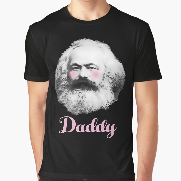 Vista previa del artículo con la obra «Karl marx el papá», diseñado y vendido por Indriyananiart.