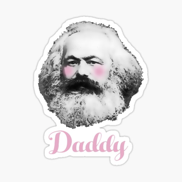 Karl Marx Der Papa Sticker
