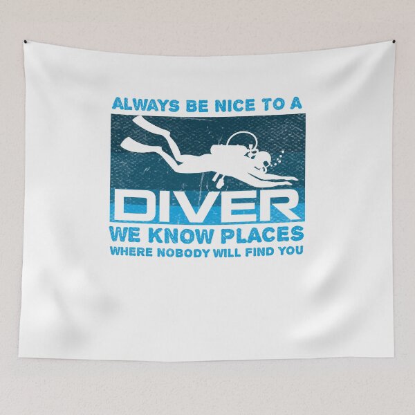 Item preview, Scuba Diving Funny Diver Unique Diving Athlete Ocean Colors designed and sold by majidkacm.