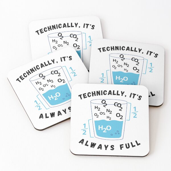 Item preview, Science is Optimistic. Technically It's Alway Full designed and sold by ronaldsonou.