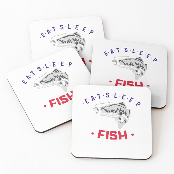 Item preview, EAT SLEEP FISH designed and sold by Inspirations4U.