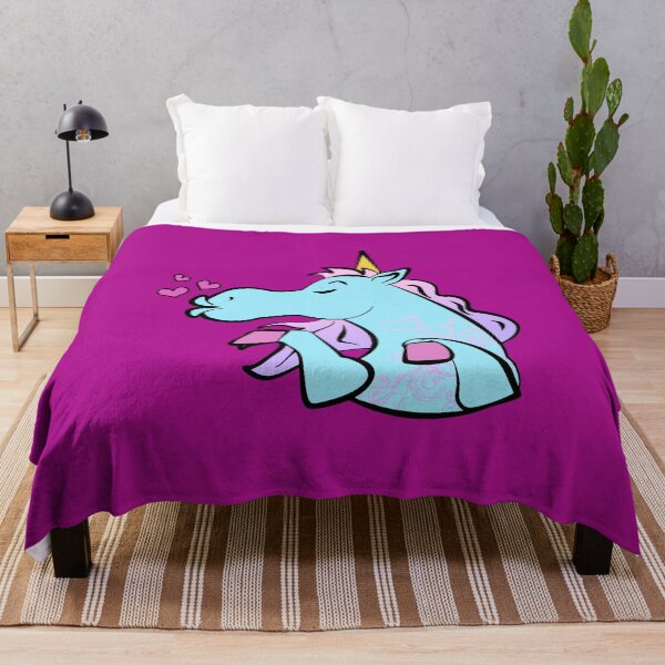 Item preview, Unicorn Kissing - Mauve designed and sold by WorldOfUnicorns.