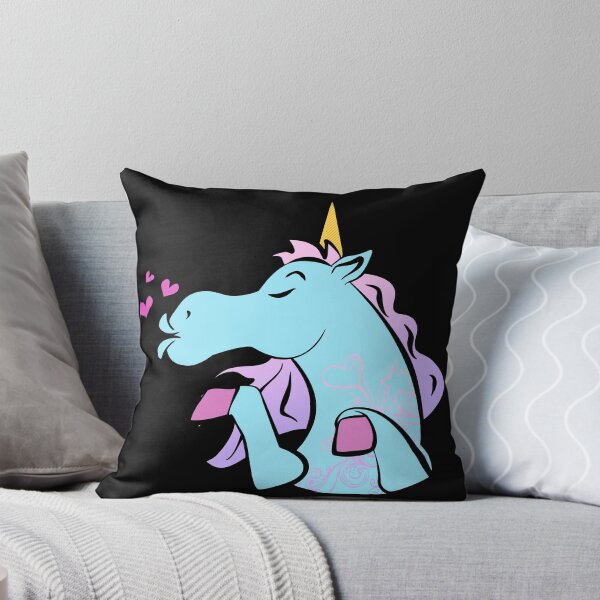 Item preview, Unicorn Kissing - Black designed and sold by WorldOfUnicorns.