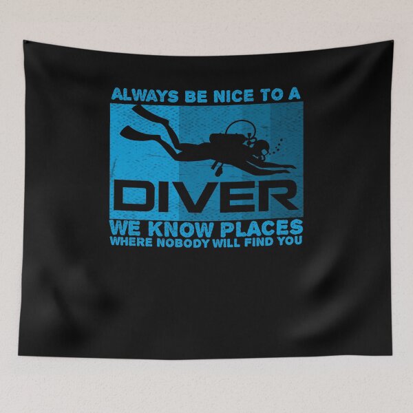 Item preview,  Funny Scuba Diver Unique Diving Athlete Ocean Colors designed and sold by majidkacm.