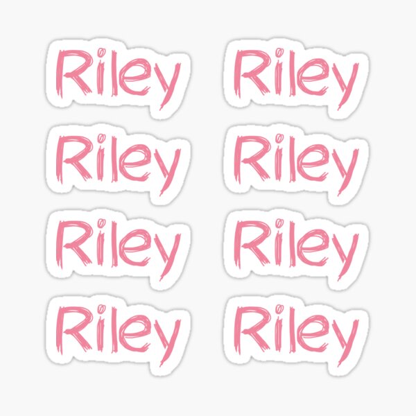 Riley  Sticker for Sale by badinboow