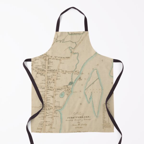 Item preview, Old Stratford CT Map (1824) Vintage Connecticut Town & Street Atlas designed and sold by BravuraMedia.