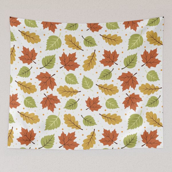 Item preview, Falling Autumn Leaves Print designed and sold by BoggyRdBoutique.