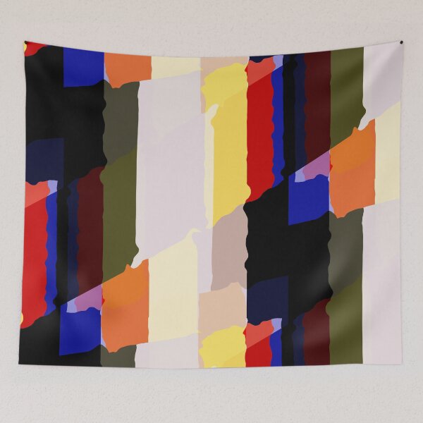 Item preview, Prismatic Liquify, colorful stripes pattern with liquid edges in prism hues designed and sold by davidscohen.