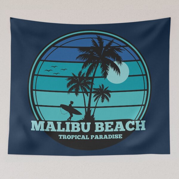 Item preview, Malibu Beach California Paradise designed and sold by SportsT-Shirts.