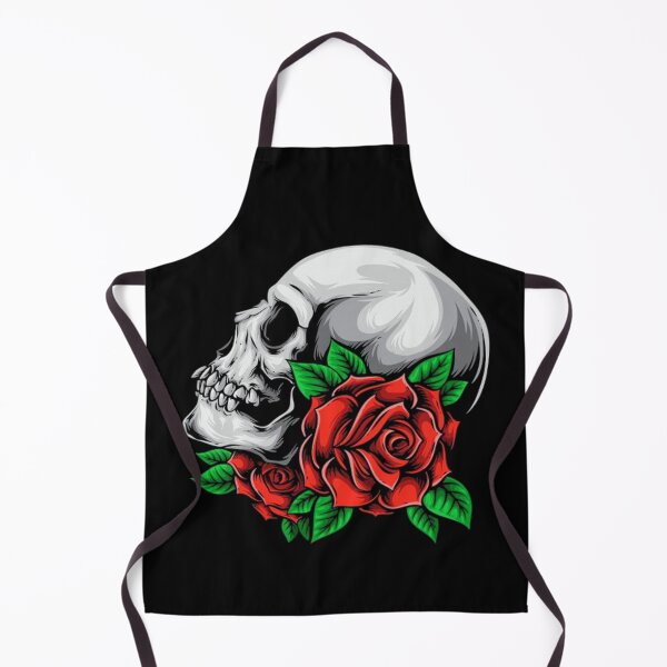 Item preview, Skull with rose designed and sold by LUNAROSsAa.