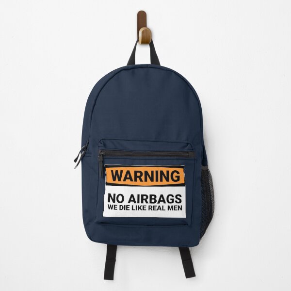 Item preview, Warning No Airbags We Die Like Real Men designed and sold by Sour Soul.