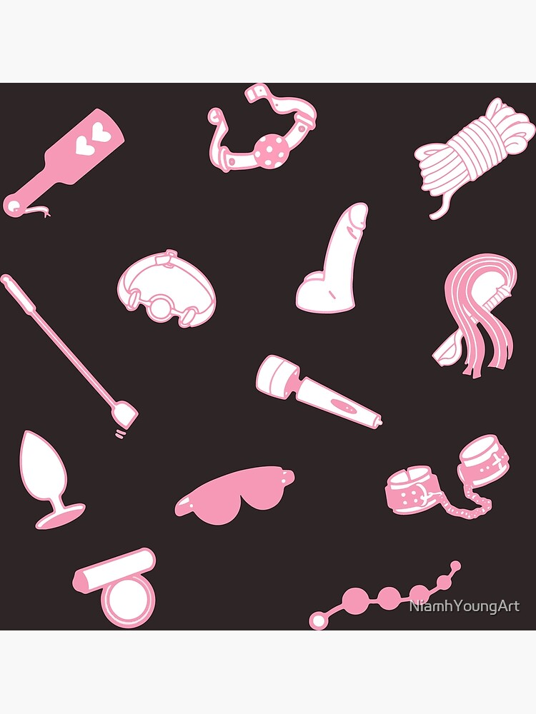 BDSM Sex Toys E Girl Art Print