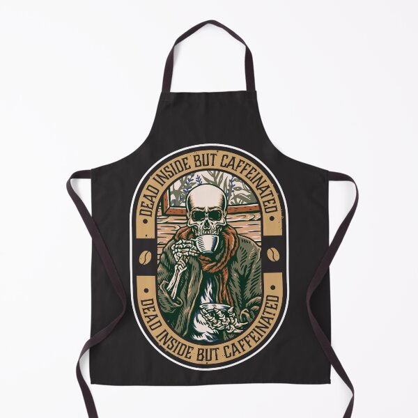 Item preview, Dead Inside But Caffeinated Skeleton - Funny designed and sold by Ravensdesign.