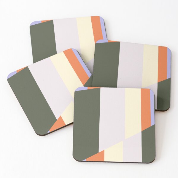 Item preview, Harvest Edge, colorful stripes pattern with crisp edges in harvest hues designed and sold by davidscohen.