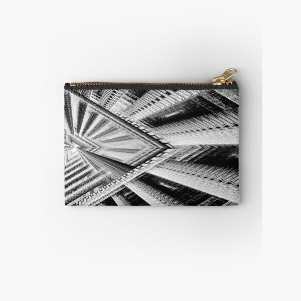 Item preview, 'Danger' Black and White Monochrome Geometric Abstract Fractal Art designed and sold by Holmes-Ja.