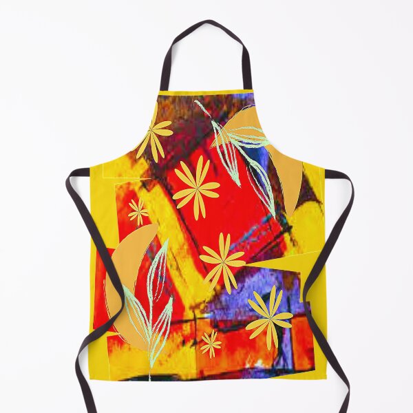 Item preview, Floral Graphic Vibrant Abstraction, Graphic Psychedelic Abstract Art, Inspired by Nature-floral abstract art designed and sold by Adri Barnard.