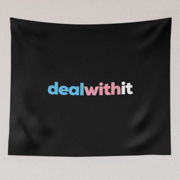 Item preview, Deal With It. Transgender Pride designed and sold by Subtle Pride Shop.