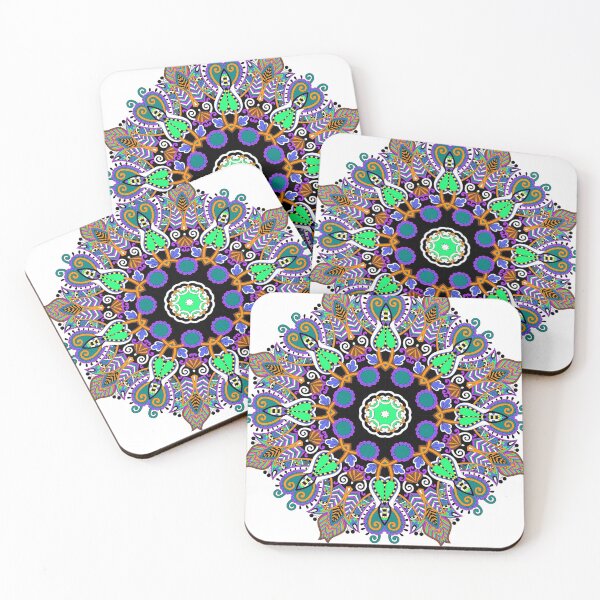 Item preview, Psychedelic Delicate Pastel Mandala Design designed and sold by missbrink.