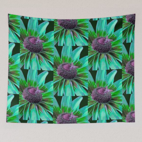 Item preview, Flower with Bumble from Planet Zorg  designed and sold by heatherfriedman.