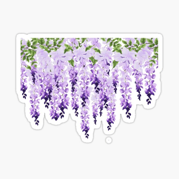 Item preview, Purple Wisteria in bloom designed and sold by GlowinUp Shop.